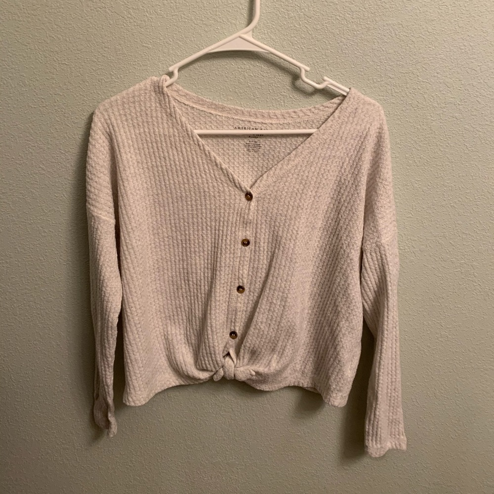 American Eagle Waffle Knit Sweater!